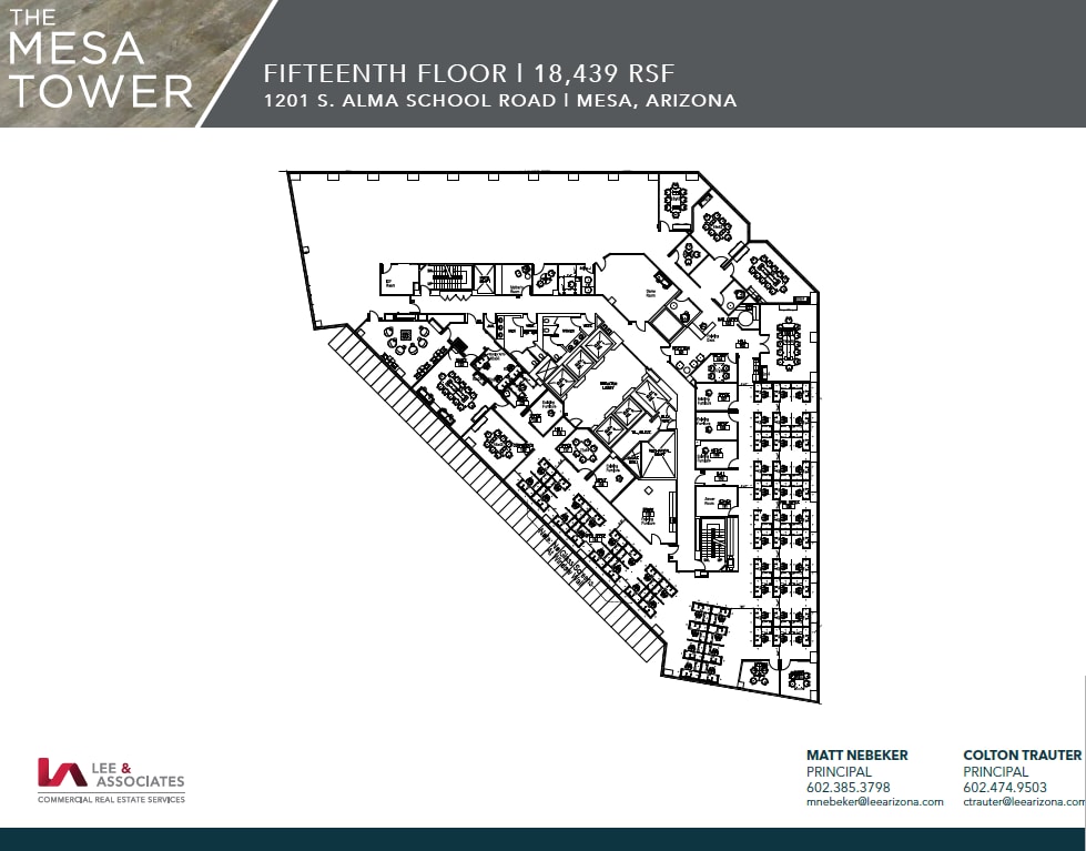 1201 S Alma School Rd, Mesa, AZ à louer Plan d’étage- Image 1 de 1