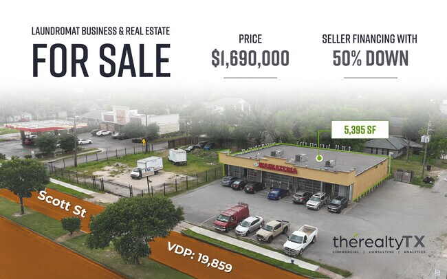 Plus de détails pour 7106 Scott St, Houston, TX - Commerce de détail à vendre