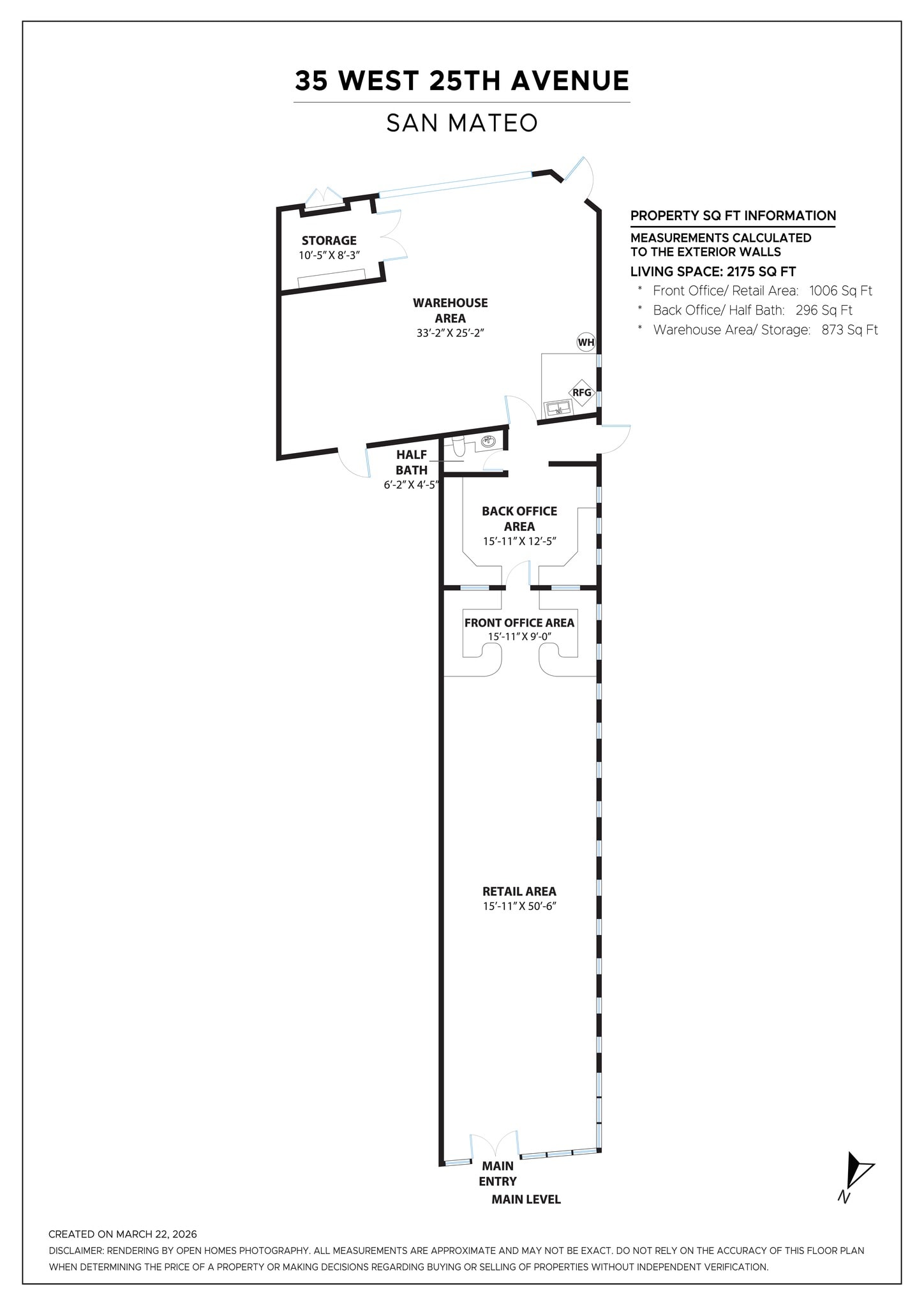 33-35 W 25th Ave, San Mateo, CA for lease Site Plan- Image 1 of 23