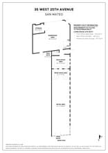 33-35 W 25th Ave, San Mateo, CA for lease Site Plan- Image 1 of 23