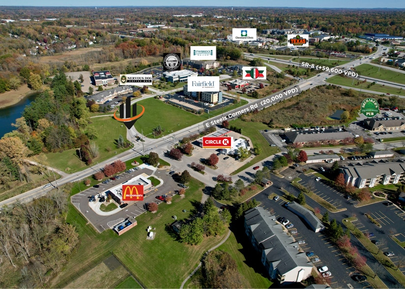 Steels Pointe Rd, Stow, OH à vendre - Aérien - Image 1 de 3