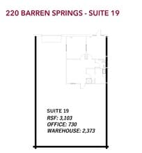221 Barren Springs Dr, Houston, TX for lease Floor Plan- Image 1 of 1