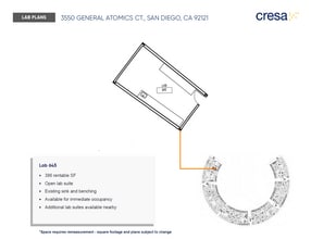 3550 General Atomics Ct, San Diego, CA à louer Plan d’étage- Image 1 de 1