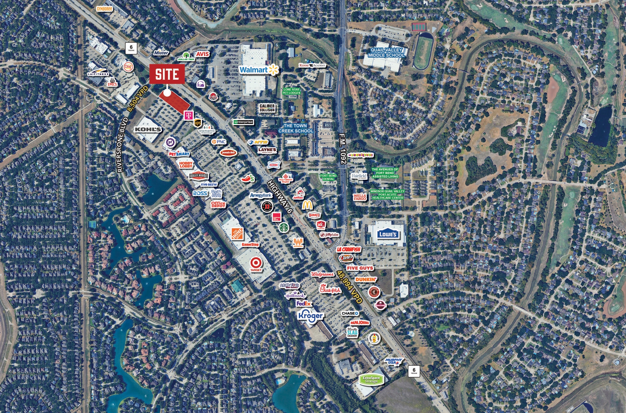 SWQ Riverstone & HWY 6 blvd, Missouri City, TX for lease Primary Photo- Image 1 of 3