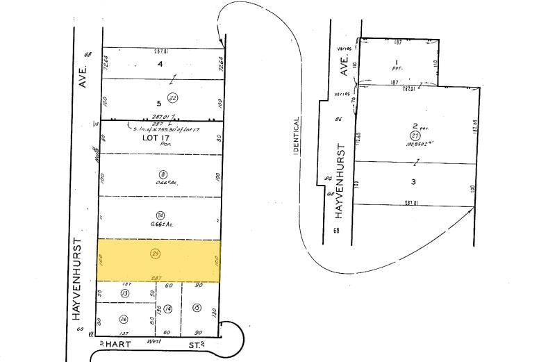 7020 Hayvenhurst Ave, Van Nuys, CA à louer - Plan cadastral - Image 3 de 3