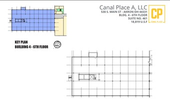 540 S Main St, Akron, OH à louer Plan d  tage- Image 1 de 1