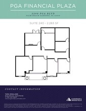3399 PGA Blvd, Palm Beach Gardens, FL for lease Floor Plan- Image 1 of 6