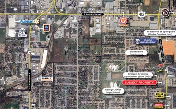 3138 S Old Missouri Rd, Springdale, AR - Aerial map view