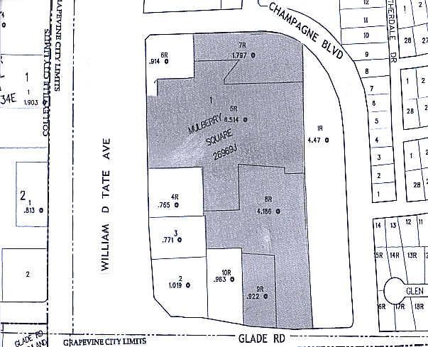 2030 Glade Rd, Grapevine, TX à louer - Plan cadastral - Image 2 de 8