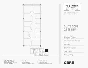 2625 Butterfield Rd, Oak Brook, IL for lease Floor Plan- Image 1 of 5