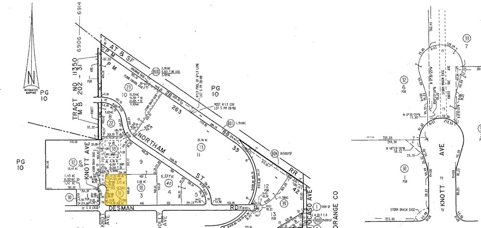 16404 Knott Ave, La Mirada, CA for lease - Plat Map - Image 2 of 6