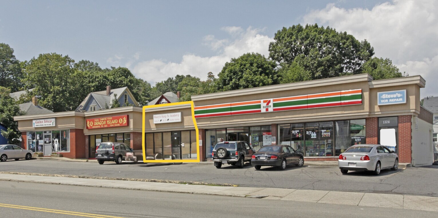 1326-1330 Main St, Worcester, MA for lease Building Photo- Image 1 of 5