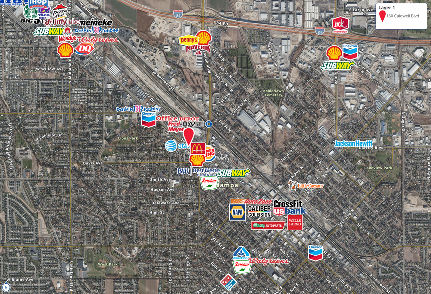 160 Caldwell Blvd, Nampa, ID à louer - Photo du bâtiment - Image 1 de 1