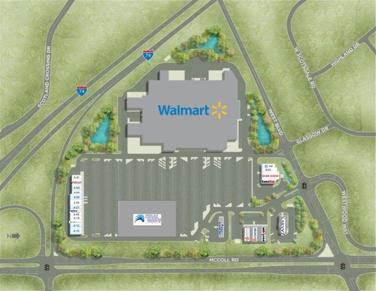 901 US HWY 401 BYPASS, Laurinburg, NC à louer - Photo du bâtiment - Image 2 de 6