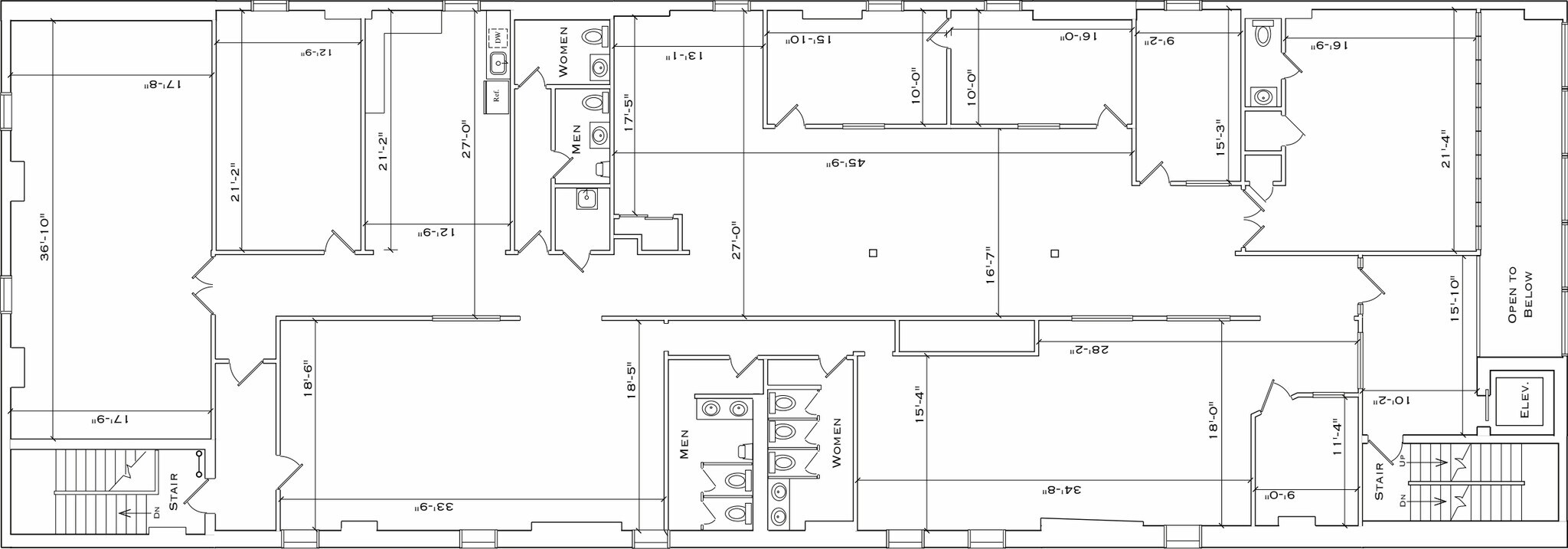 251 Bellevue Ave, Hammonton, NJ à louer Plan d’étage- Image 1 de 1