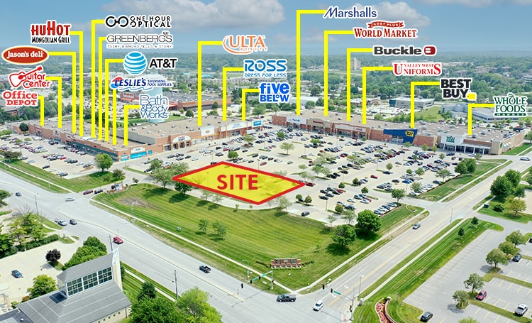 Water Tower Place Outparcel, West Des Moines, IA for lease - Building Photo - Image 1 of 1