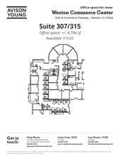 1625 N Commerce Pky, Weston, FL à louer Plan de site- Image 1 de 1