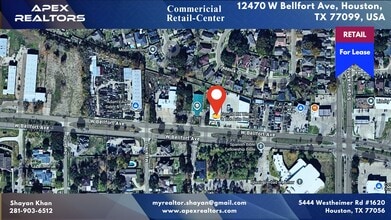 12470 W Bellfort Ave, Houston, TX à louer Carte- Image 2 de 8