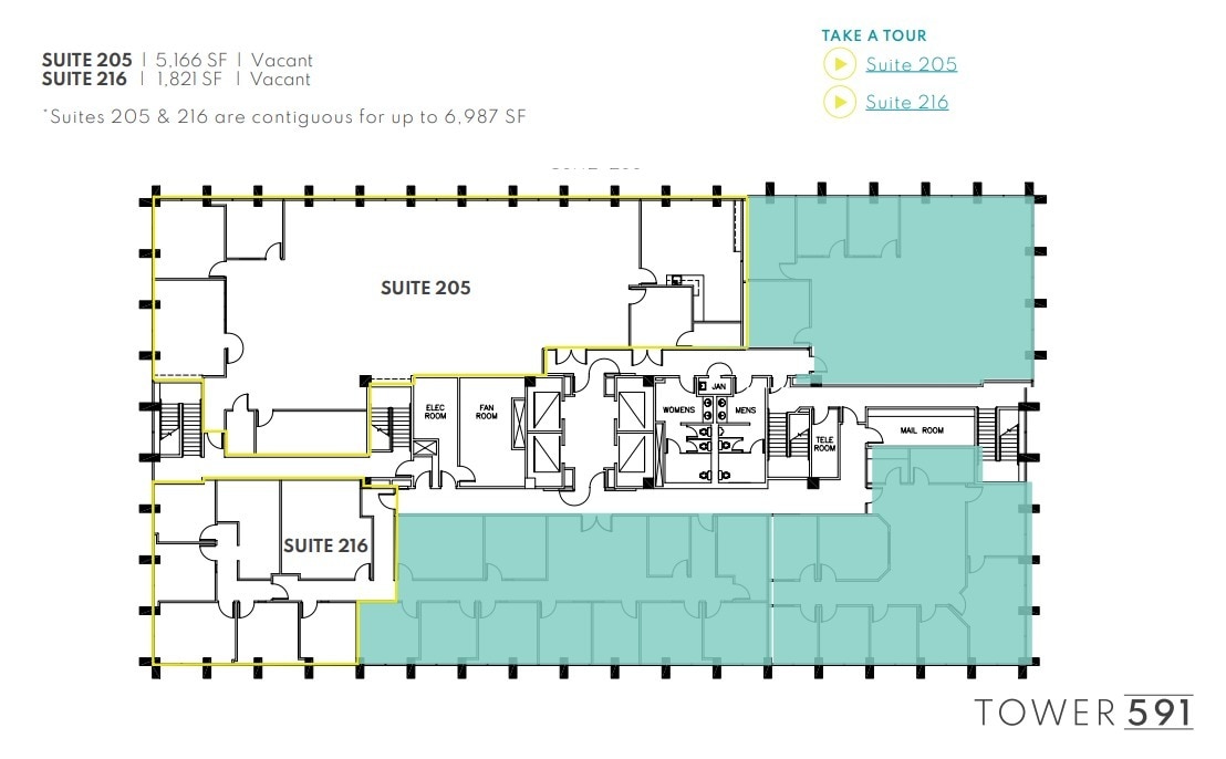 591 Camino de la Reina, San Diego, CA à louer Plan d’étage- Image 1 de 1