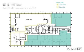 591 Camino de la Reina, San Diego, CA à louer Plan d’étage- Image 1 de 1