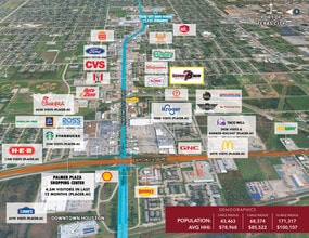 3231 Palmer Hwy, Texas City, TX - Aérien  Vue de la carte - Image1