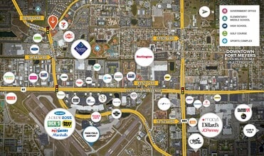 1701 Boy Scout Dr, Fort Myers, FL - AERIAL  map view