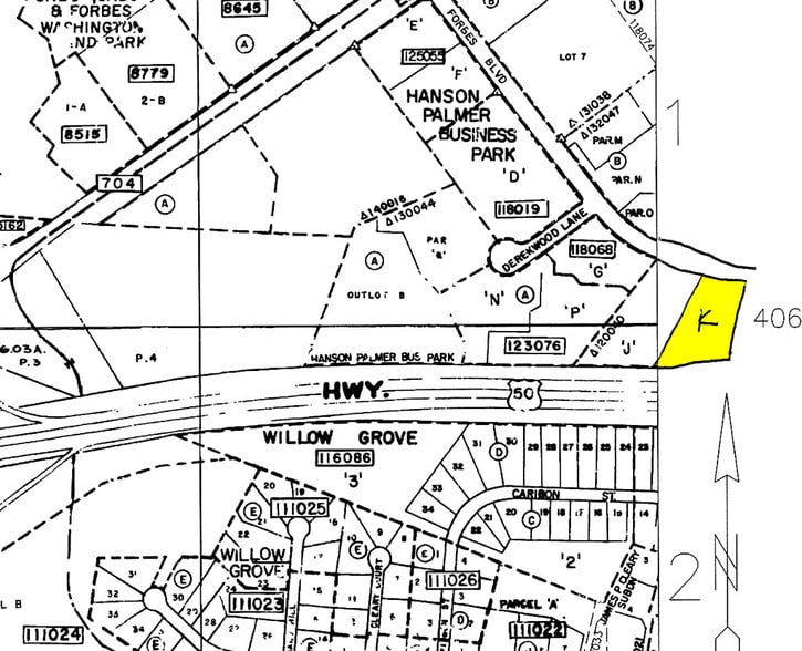4260-4296 Forbes Blvd, Lanham, MD à louer - Plan cadastral - Image 2 de 14