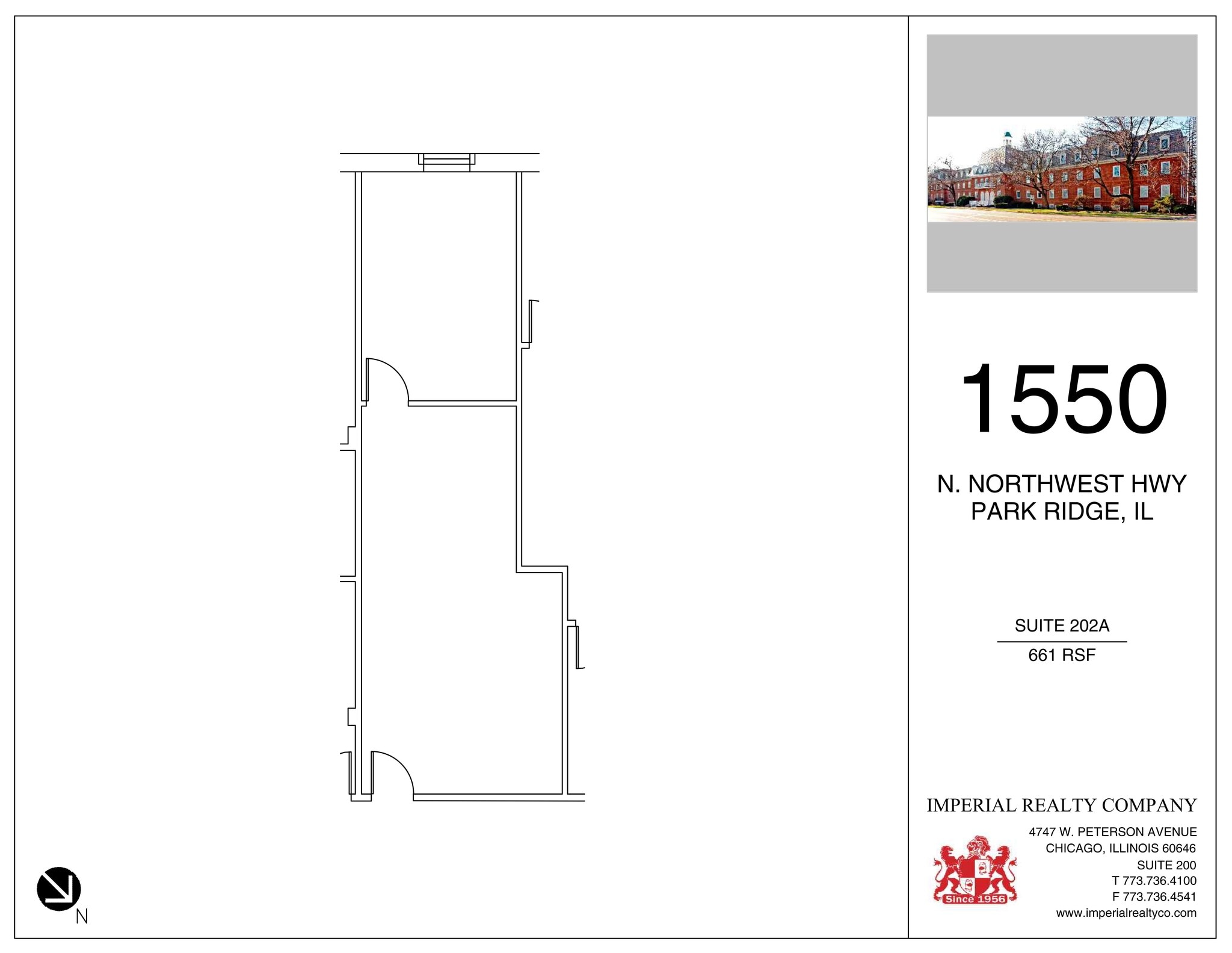 1550 N Northwest Hwy, Park Ridge, IL for lease Site Plan- Image 1 of 1