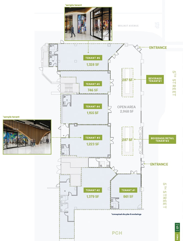 5th St, Huntington Beach, CA à louer Plan d’étage- Image 1 de 2
