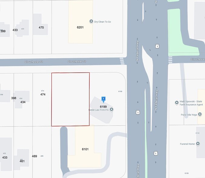 6199 N Federal Hwy, Boca Raton, FL for sale - Plat Map - Image 1 of 1