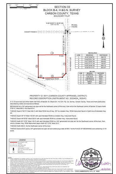 I-40 & Hwy 207, Panhandle, TX à vendre - Photo du bâtiment - Image 2 de 2