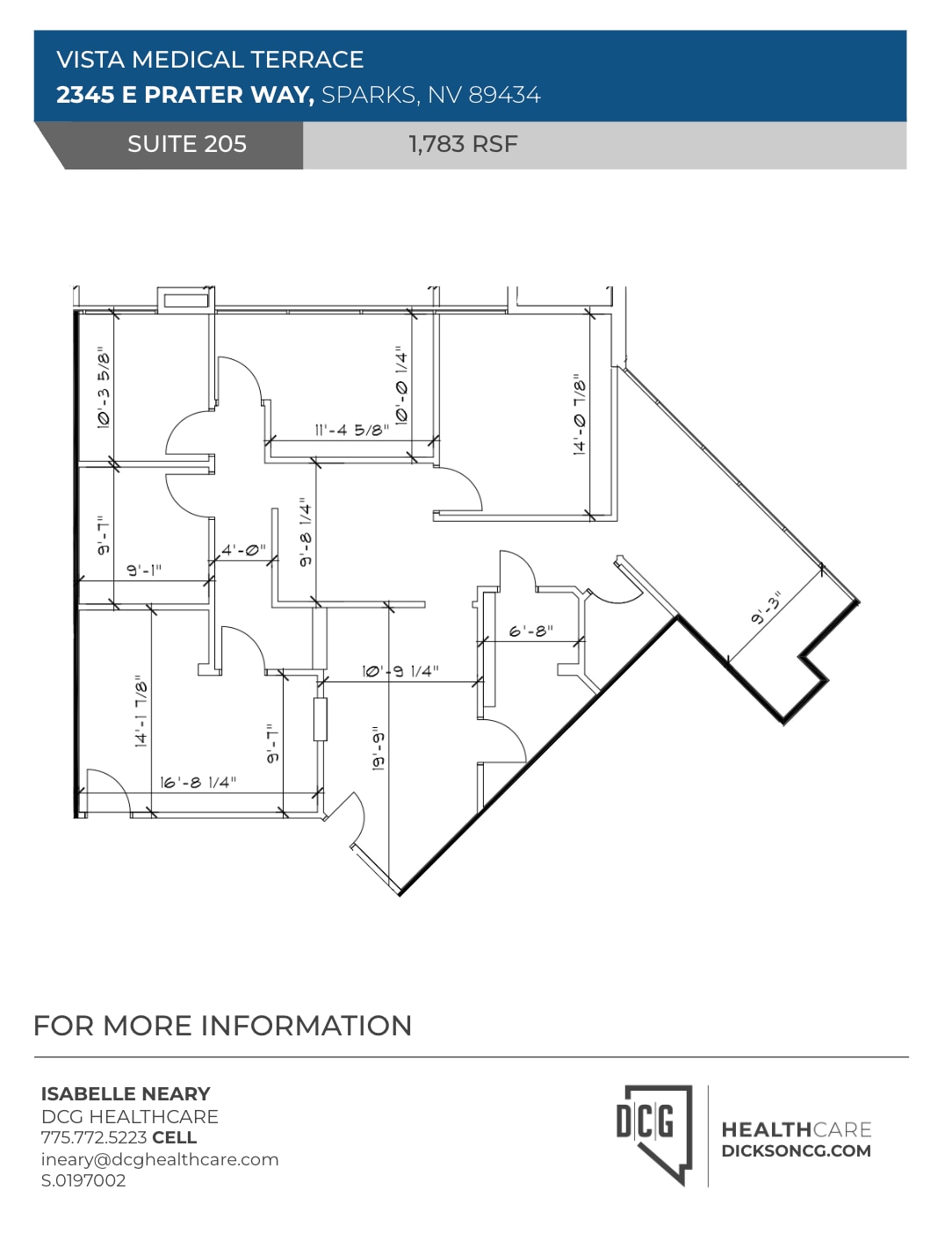 2345 E Prater Way, Sparks, NV for lease Floor Plan- Image 1 of 1