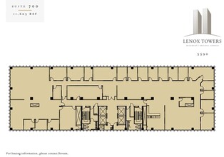 3400 Peachtree Rd NE, Atlanta, GA for lease Floor Plan- Image 1 of 1