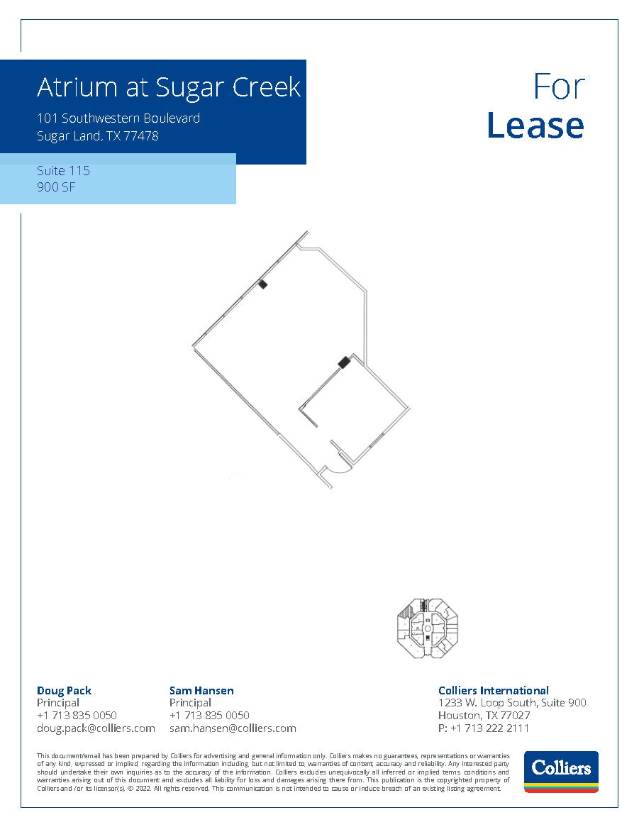 101 Southwestern Blvd, Sugar Land, TX for lease Building Photo- Image 1 of 1