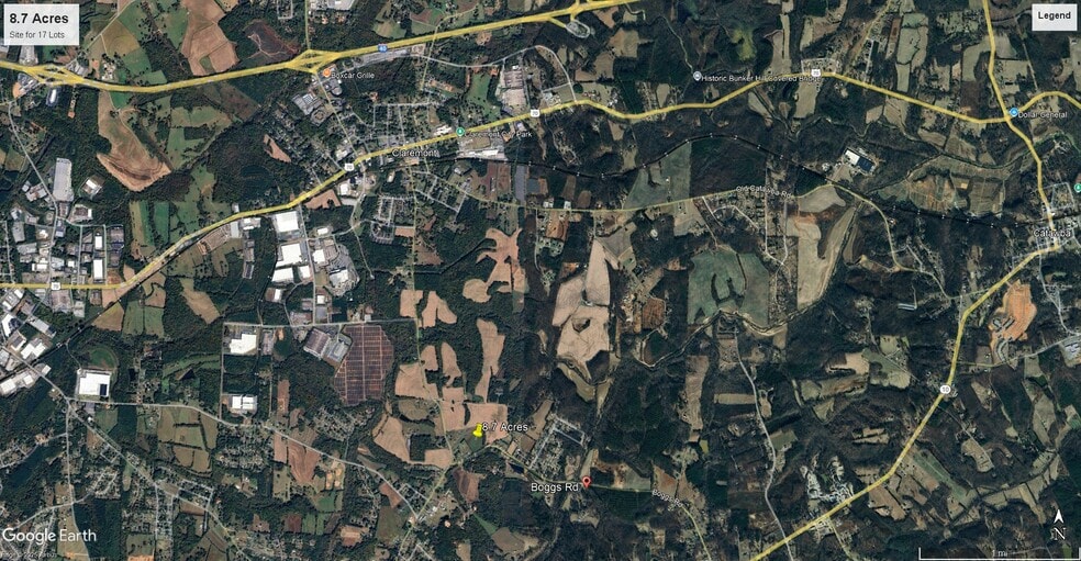 3475 Boggs Rd, Claremont, NC for sale - Aerial - Image 3 of 4