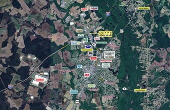 906 Radford Blvd, Dillon, SC - AÉRIEN  Vue de la carte