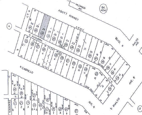 1422 Abbot Kinney Blvd, Venice, CA à louer - Plan cadastral - Image 2 de 18