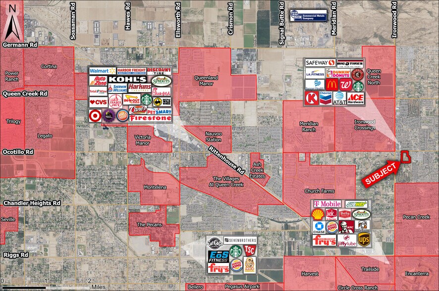 Ocotillo Road, Queen Creek, AZ à vendre - Aérien - Image 2 de 4