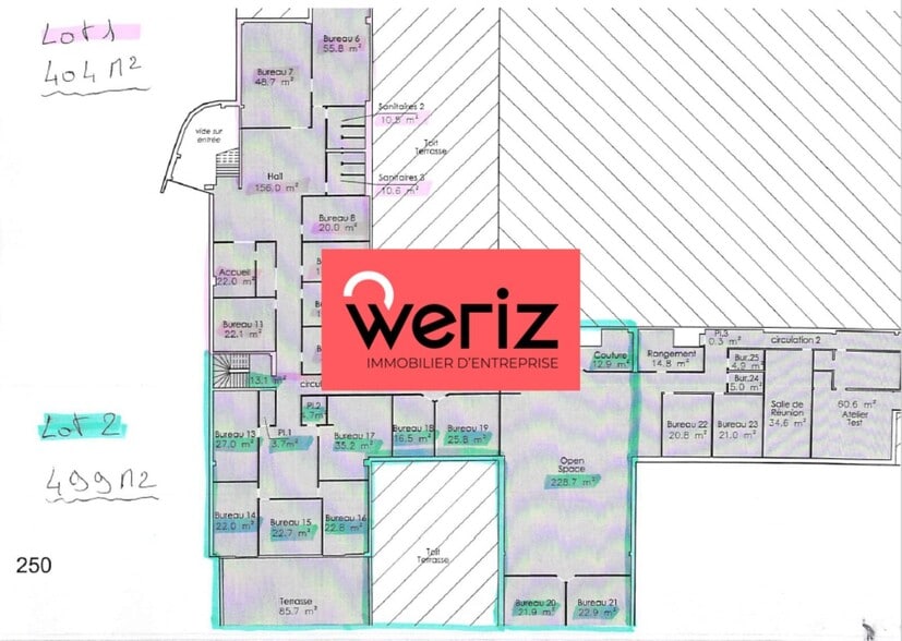 110 Route De La Valentine, Marseille à louer - Plan d’étage - Image 2 de 20