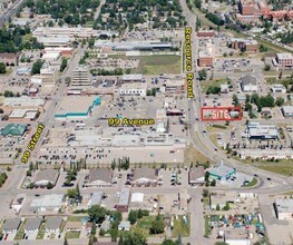 9722-9734 99 Av, Grande Prairie, AB - AERIAL  map view