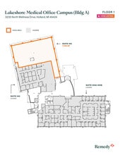3235-3299 N Wellness Dr, Holland, MI à louer Plan d’étage- Image 1 de 1