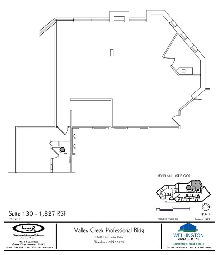 8360 City Centre Dr, Woodbury, MN à louer Plan d’étage- Image 1 de 2