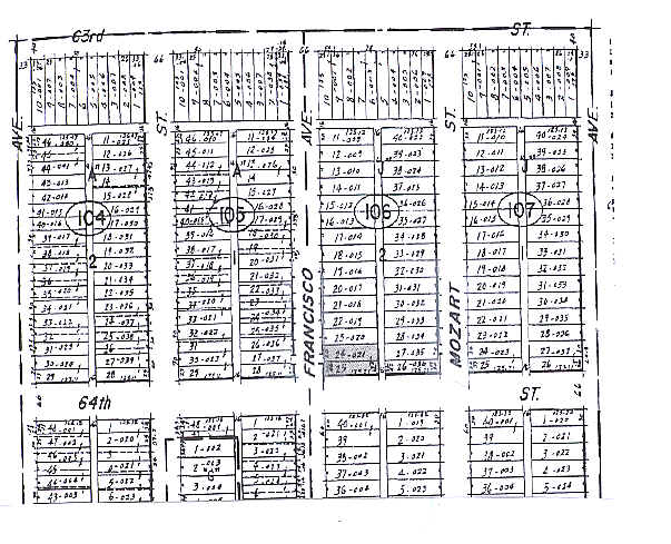 6355-6357 S Francisco Ave, Chicago, IL for sale - Plat Map - Image 2 of 3