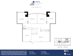 5950 Sherry Ln, Dallas, TX à louer Plan d’étage- Image 1 de 1