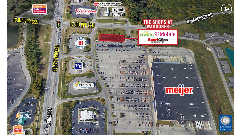 7940-7970 E Broad St, Reynoldsburg, OH for sale - Aerial - Image 3 of 4