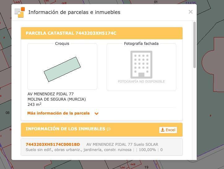 Land in Molina de Segura, Murcia for sale Floor Plan- Image 1 of 5