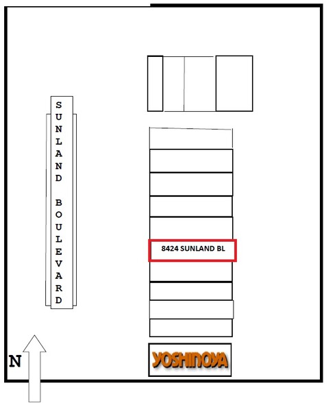 8414-8432 Sunland Blvd, Sun Valley, CA for lease - Site Plan - Image 3 of 5