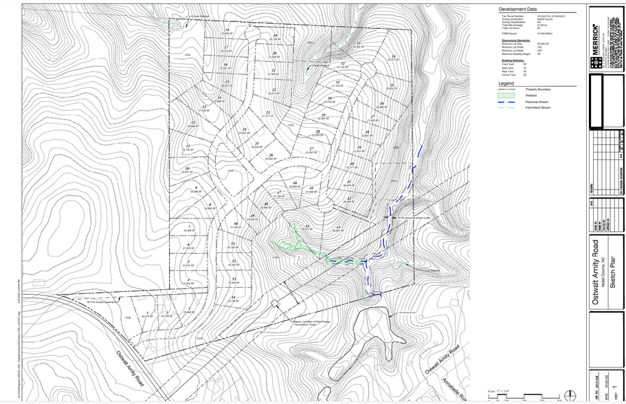 603 Ostwalt Amity Rd, Troutman, NC à vendre - Plan de site - Image 1 de 8