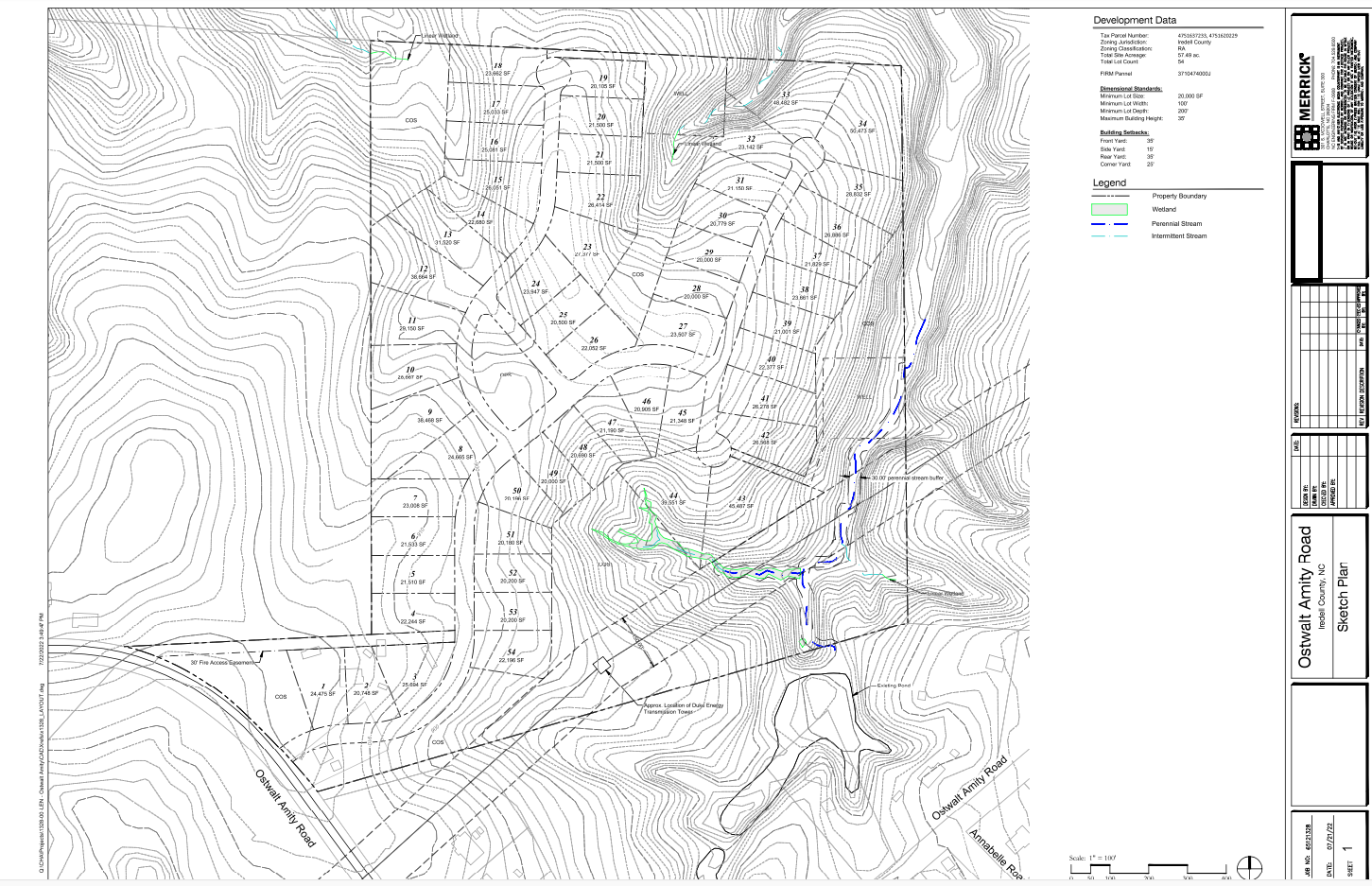 603 Ostwalt Amity Rd, Troutman, NC à vendre Plan de site- Image 1 de 9