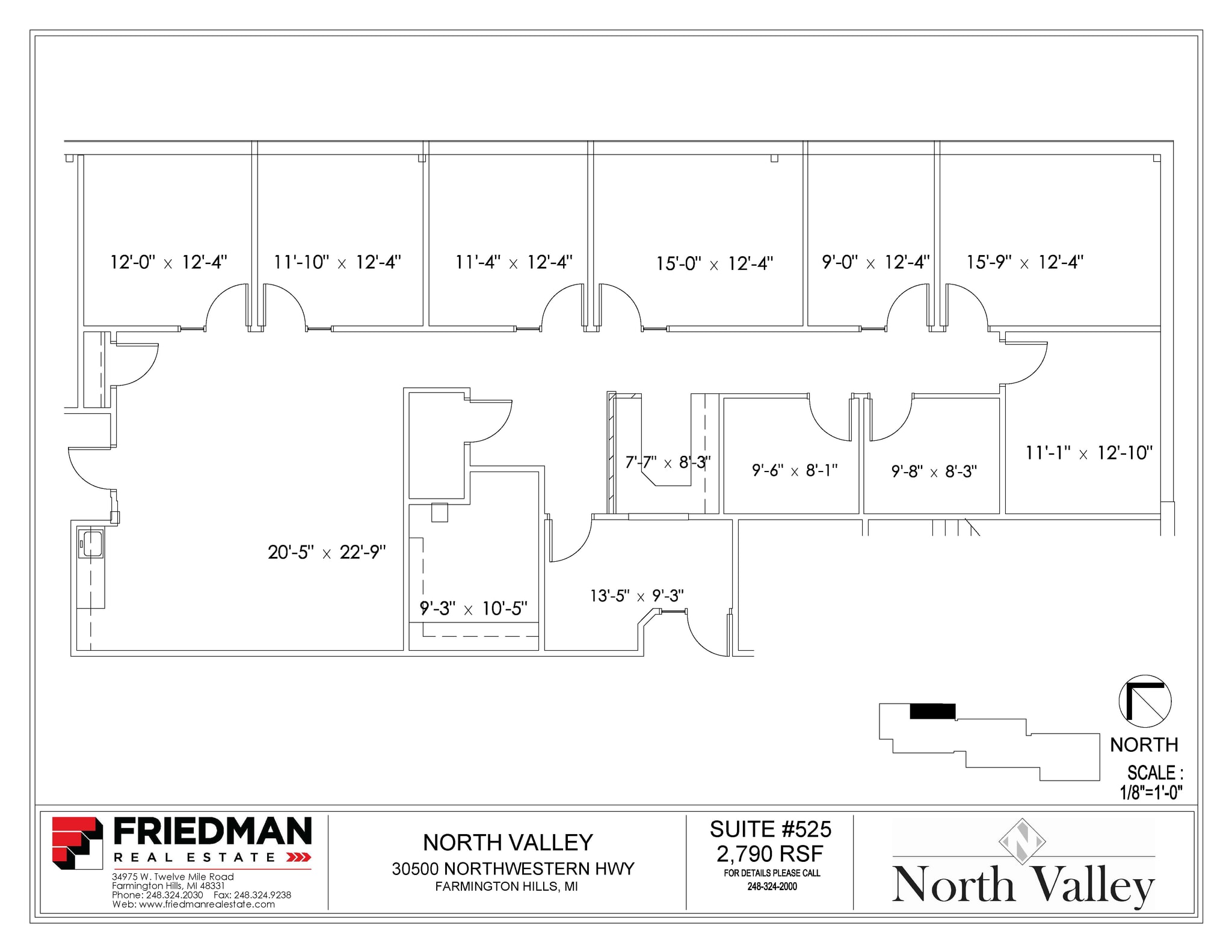 30500 Northwestern Hwy, Farmington Hills, MI à louer Plan d’étage- Image 1 de 2